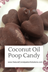 Coconut oil chocolate poop candy